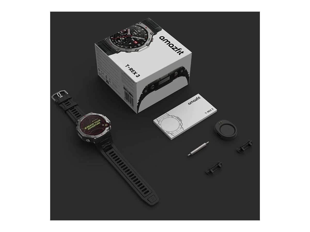 Amazfit T-Rex 3 Smartwatch 1,5" AMOLED 700 mAh Onyx