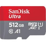 SanDisk Ultra Flash-Speicherkarte (microSDXC-an-SD-Adapter inbegriffen) (SDSQUAC-512G-GN6MA)