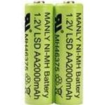 SOCKET AA NiMH Battery - SocketScan S700/S730/S740, 2 Batteries (AC4146-1904)