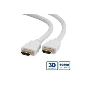 ROLINE HDMI High Speed Kabel mit Ethernet, weiss 2,0m (11.04.5587)