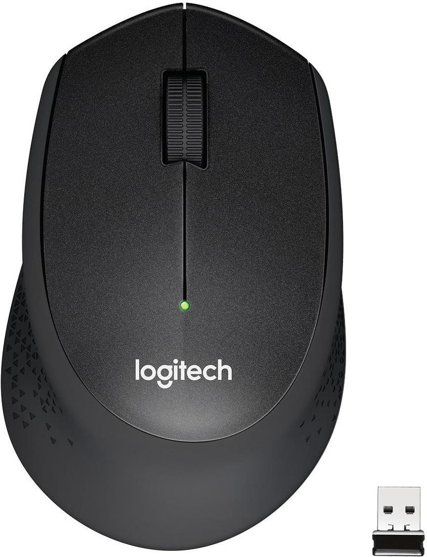Logitech M330 Silent Plus Kabellose Maus 2,4 GHz Schwarz