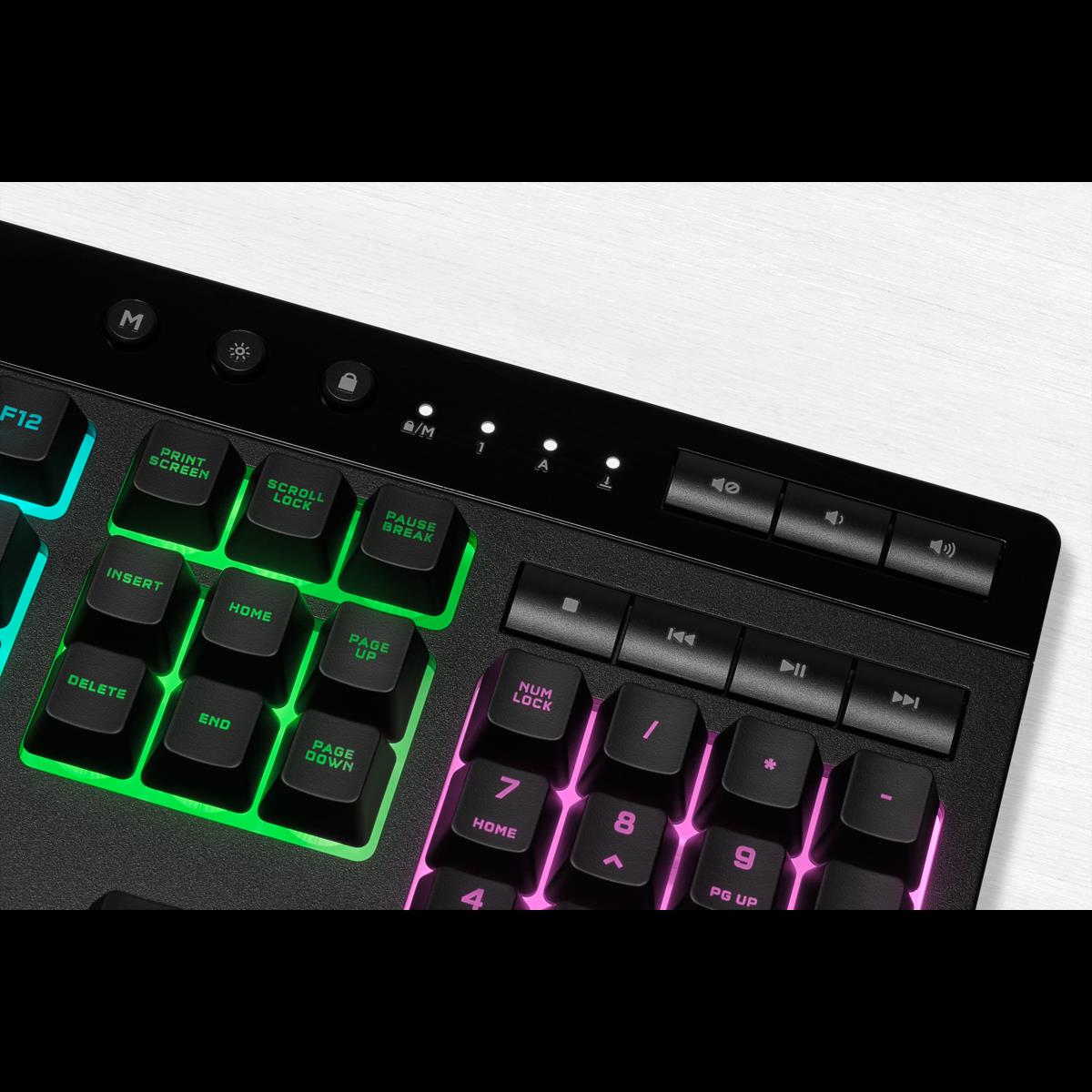 Corsair K55 RGB PRO Gaming-Tastatur USB QWERTZ Schwarz
