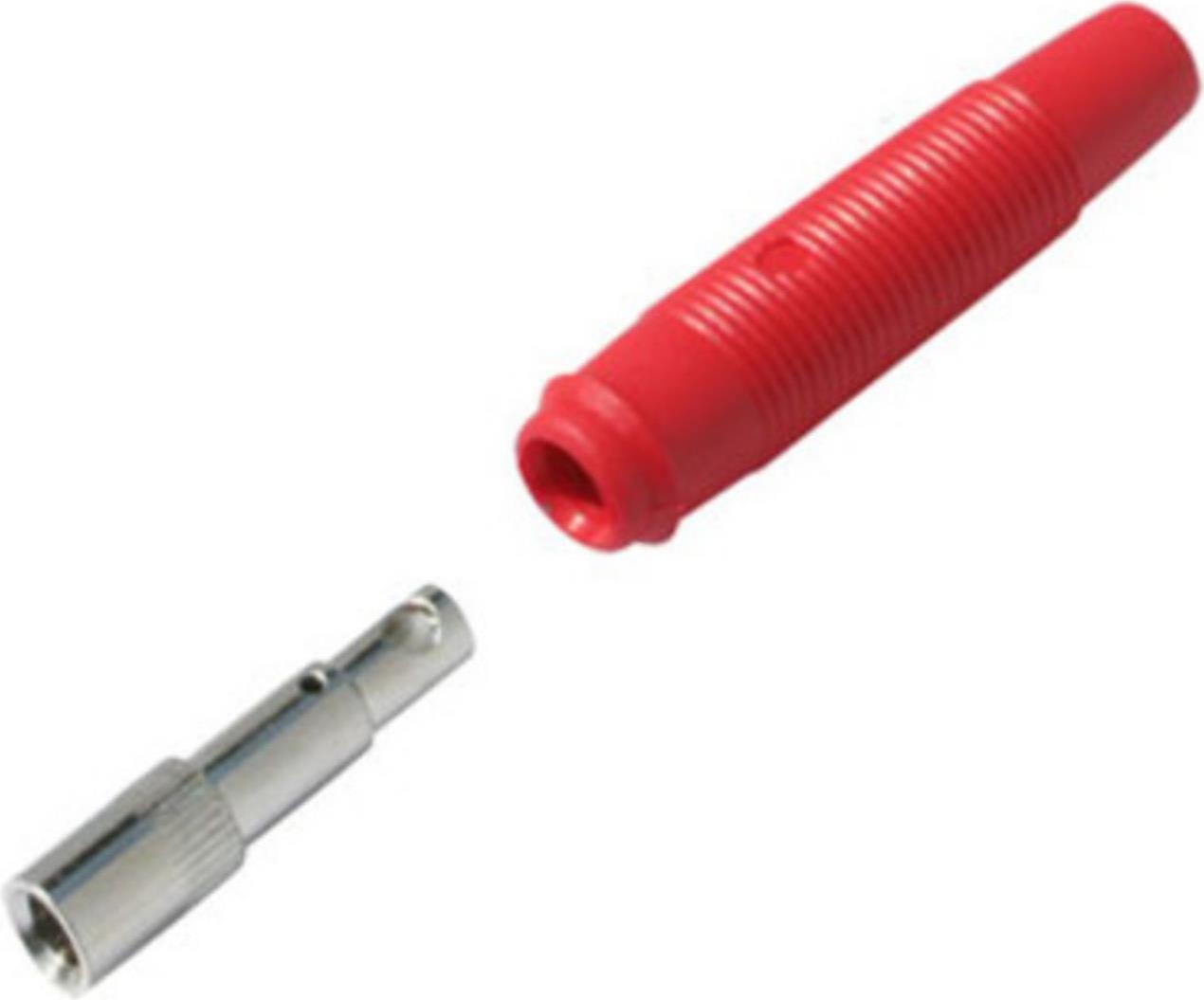 S/CONN maximum connectivity Labor-Bananenkupplung, rot (56215-R)