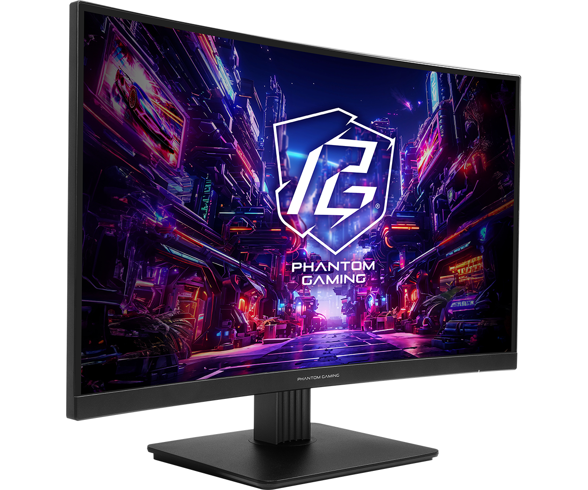 Asrock PG27QRT1B 68,6 cm (27") 2560 x 1440 px QHD Computer Monitor Schwarz [Energieklasse F] (PG27QRT1B)