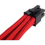 Silverstone 6-Pin-PCIe auf 6-Pin-PCIe Verlängerung - 250mm rot (SST-PP07-IDE6R)