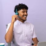 JLab GO Work Pop Wireless On-Ear Bluetooth Kopfhörer 50h Stunden Spielzeit, Mikrofonarm, Bluetooth-Multipoint-Technologie (IEUHBGWRKPOPRTEL4)