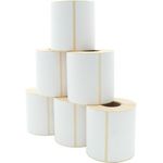 ARTDEV Etikettenrolle - Thermodirekt, 101,6 x 101,6mm, D110mm, Kern 40, 480 Etiketten/Rolle, permanent (EDP 101-101 K40 D110 PF)