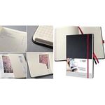 sigel Notizbuch Conceptum, DIN A4, kariert, schwarz/rot Red Edition, edle Softwave-Struktur, Hardcover, Seiten in - 1 Stück (CO660)