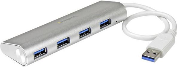 StarTech.com Portable USB Hub with Built-in Cable (ST43004UA)