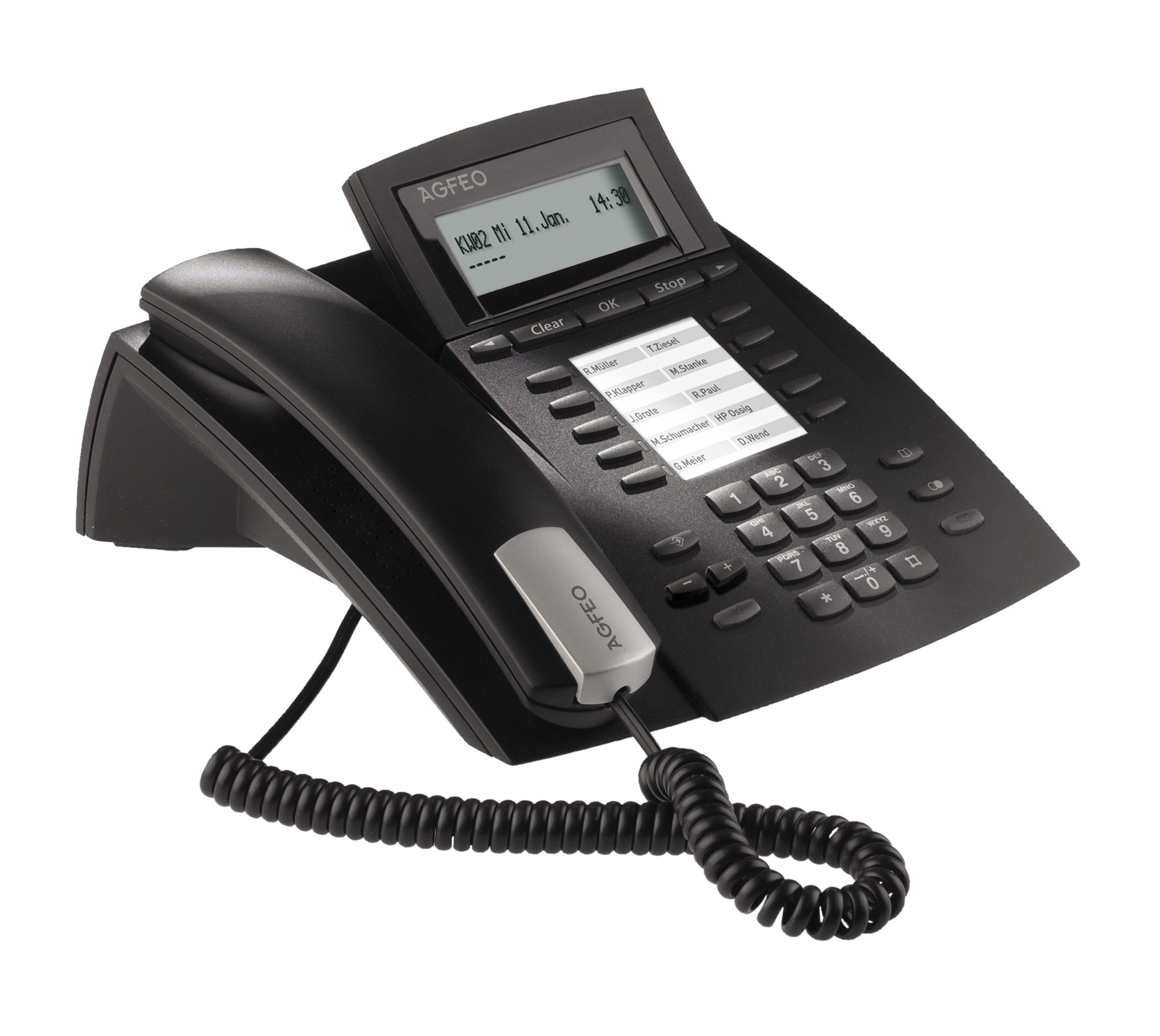 AGFEO ST 22 IP VoIP-Telefon Schwarz