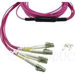 BlueOptics SFP6141FU10MKB Glasfaserkabel 10 m MTP 4x LC OM4 Pink (SFP6141FU10MKB)