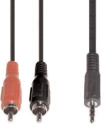 e+p B 113/5 5m 3.5mm 2 x RCA Schwarz Audio-Kabel (B 113/5)