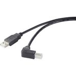 Renkforce RF-4613068 USB Kabel 0,5 m USB 2.0 USB A USB B Schwarz (RF-4613068)