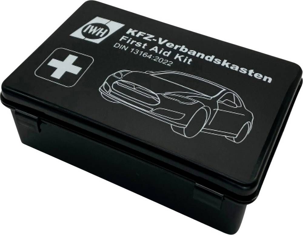 IWH 023514 KFZ-Verbandkasten"Kompakt" DIN 13164:2022 Verbandkasten DIN 13164, DIN 13164 02-2022 1 St. (023514)