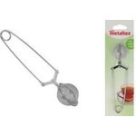 metaltex Teesieb mit Zangengriff, Edelstahl Tee-Brüher, rostfreier Edelstahl, feines Siebgewebe, - 1 Stück (253810010)