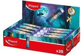 Maped Kunststoff-Radierer DRAGON, 20er Display im Lippenstiftformat, Radierer über Drehsystem heraus - 20 Stück (152025)
