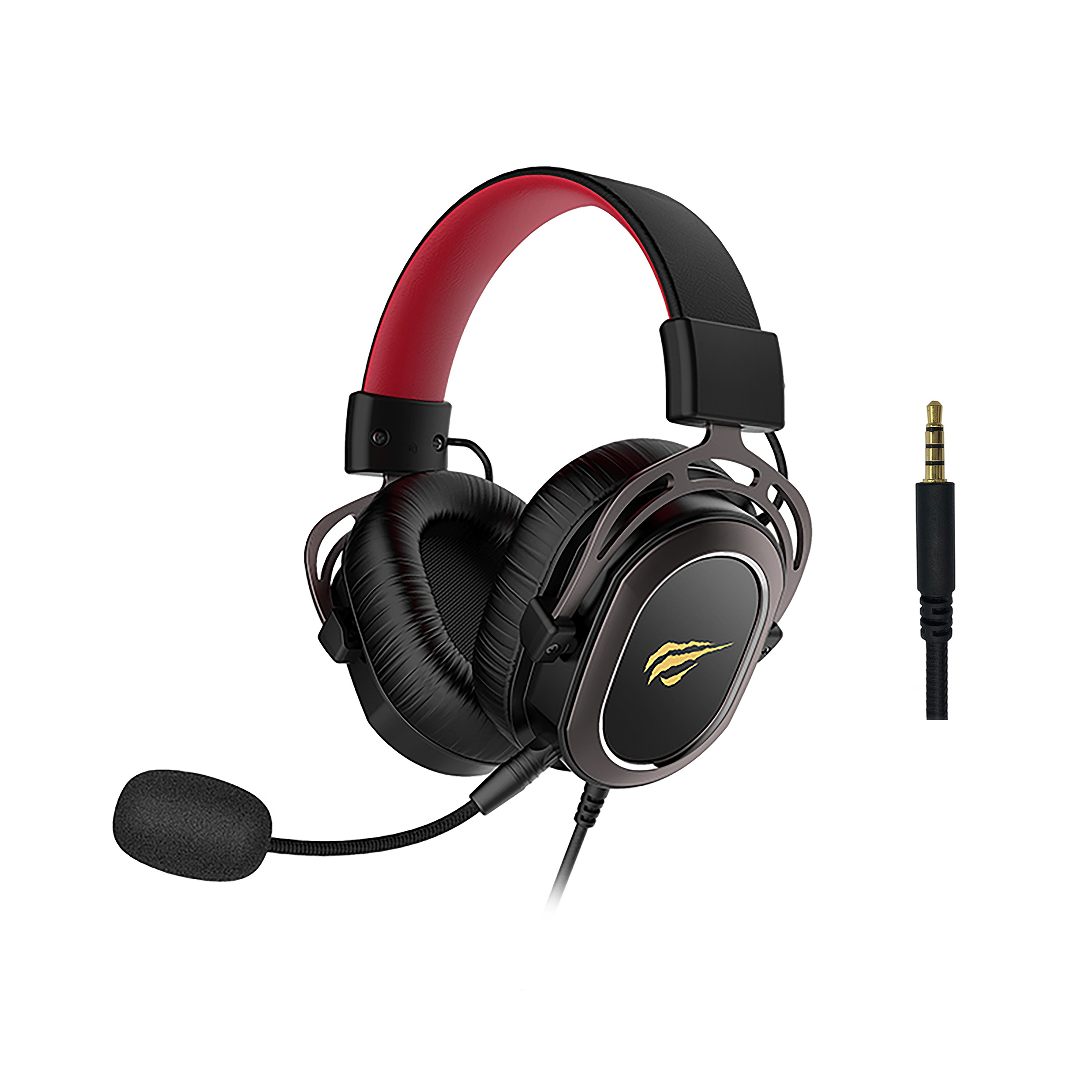 HAVIT H2008D Gaming Headset Kabelgebunden 3,5-mm-Klinke Schwarz, Rot