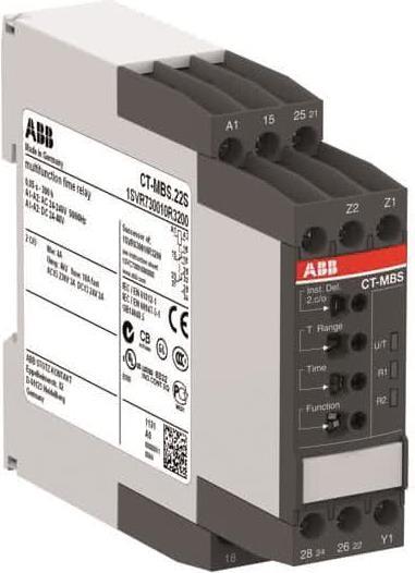 ABB STOTZ-KONTAKT Multifunktionzeitrelais 24-48VDC 24-240VAC CT-MBS. (1SVR730010R3200)