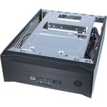 Inter-Tech MW-01 II Gehäuse Mini-ITX, USB 3.0 (Typ A+C) schwarz, Cardreader (88881244)