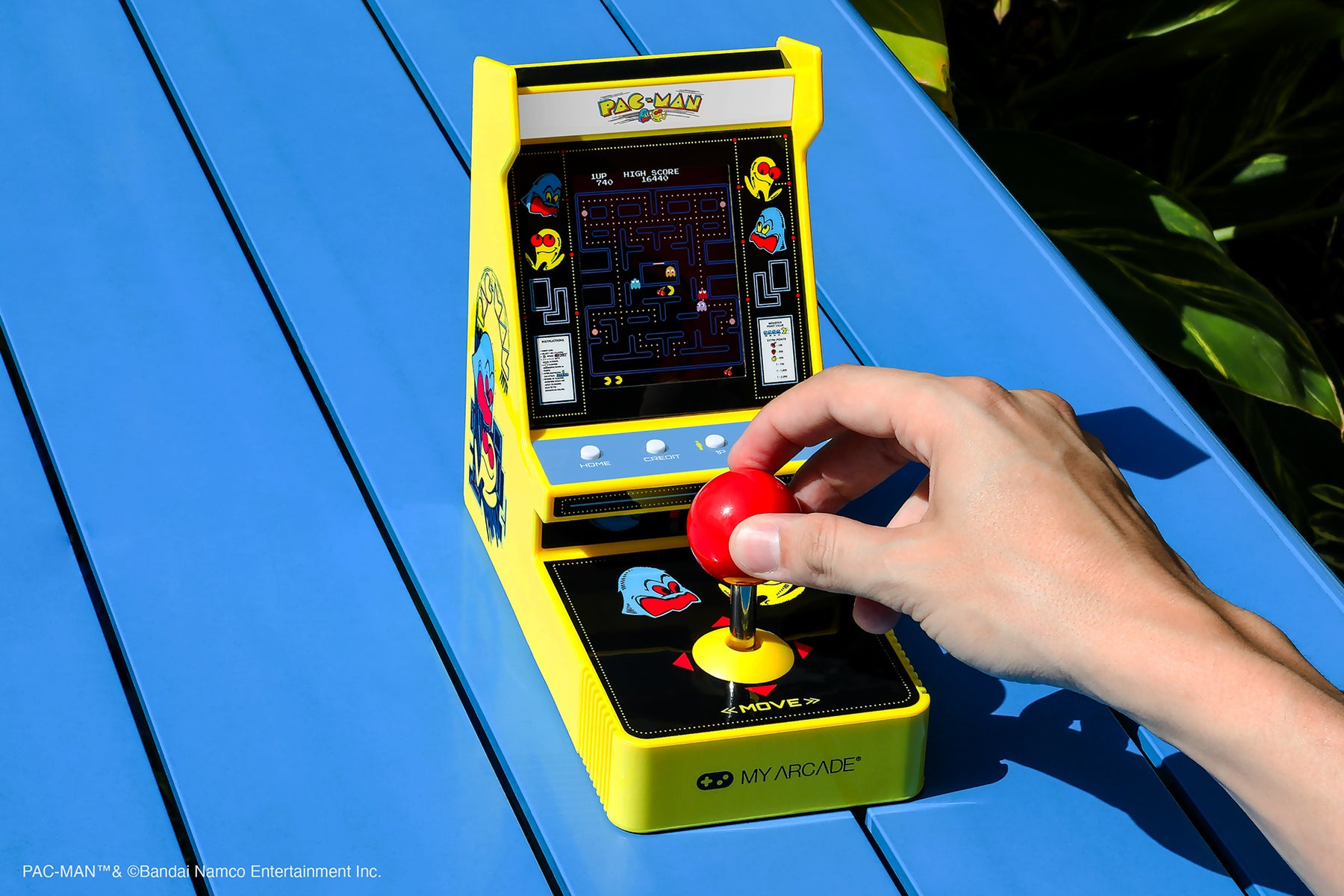 dreamGEAR My Arcade Joystick Player Pac-man DGUNL-7073 Schwarz, Gelb