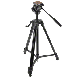 Walimex FW-3970 Semi-Pro Stativ mit Neiger 172 cm Schwarz