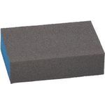 Bosch 2609256348. Produkttyp: Schleifschwamm, Typ: Superfeine Körnung, Produktfarbe: Schwarz, Blau. Breite: 69 mm, Tiefe: 97 mm, Länge (mm): 2,6 cm. Menge pro Packung: 1 Stück(e) (2609256348)