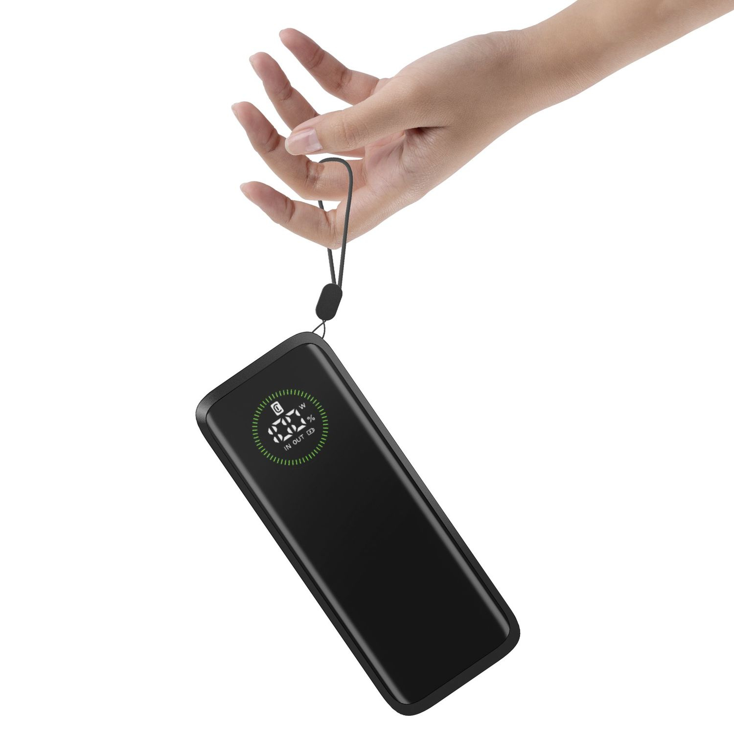 Cellularline ROLLER 20000 Powerbank 20000 mAh 65 W USB-A USB-C Schwarz