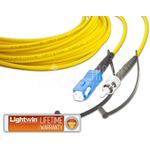 Lightwin LSP-09 SC-ST 1.0 Glasfaserkabel 1 m LSOH OS2 Gelb (LSP-09 SC-ST 1.0)