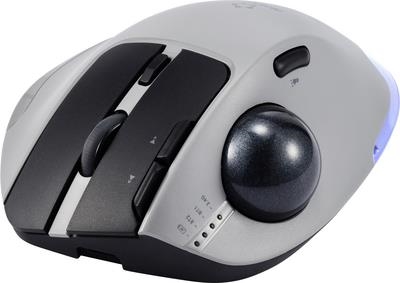 Renkforce RF-WLEM-500 Ergonomische Maus Kabellos Funk Bluetooth Optisch Grau Schwarz 7 (RF-6697034)