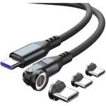 4smarts USB-C 540° Magnetkabel-Set GravityCord 240W 1.8m (541237)