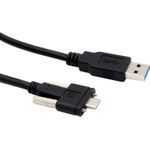 EXSYS EX-K1593V USB Kabel 1 m USB 3.2 Gen 2 (3.1 Gen 2) USB A USB C Schwarz (EX-K1593V)