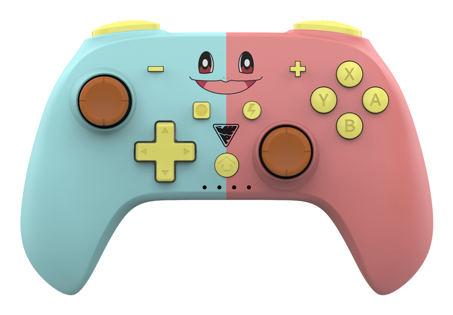 DragonShock PopTop Kabelloser Bluetooth Gamepad Nintendo Switch & PC Pink/Blau