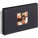 Walther Fun schwarz Spiral 23x17 40 schwarze Seiten SA109B (SA-109-B)