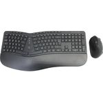 Conceptronic ORAZIO ERGO Kabelloses Set aus ergonomischer Tastatur und vertikaler Maus - deutsch (ORAZIO02DE)