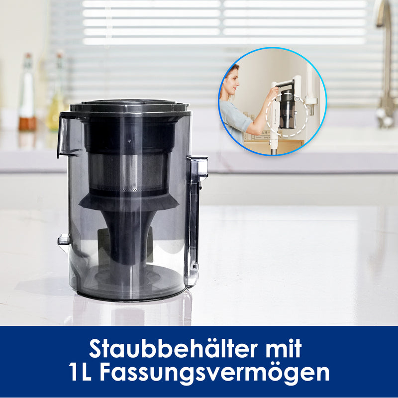 Tineco A30S Plus Akku-Stabstaubsauger 2-in-1 160 W 60 min HEPA Beutellos Schwarz, Grau, Weiß