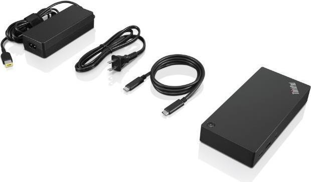 Lenovo 03X7609 Notebook-Dockingstation & Portreplikator Verkabelt USB 3.2 Gen 1 (3.1 Gen 1) Type-C Schwarz (03X7609) (geöffnet)
