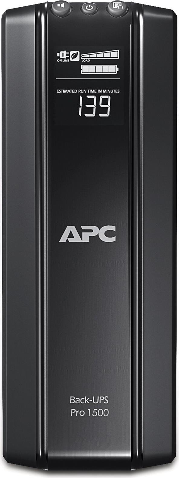 APC Back-UPS Pro 1500 BR1500G-FR USV Line-Interaktiv 1500 VA 865 W Schwarz