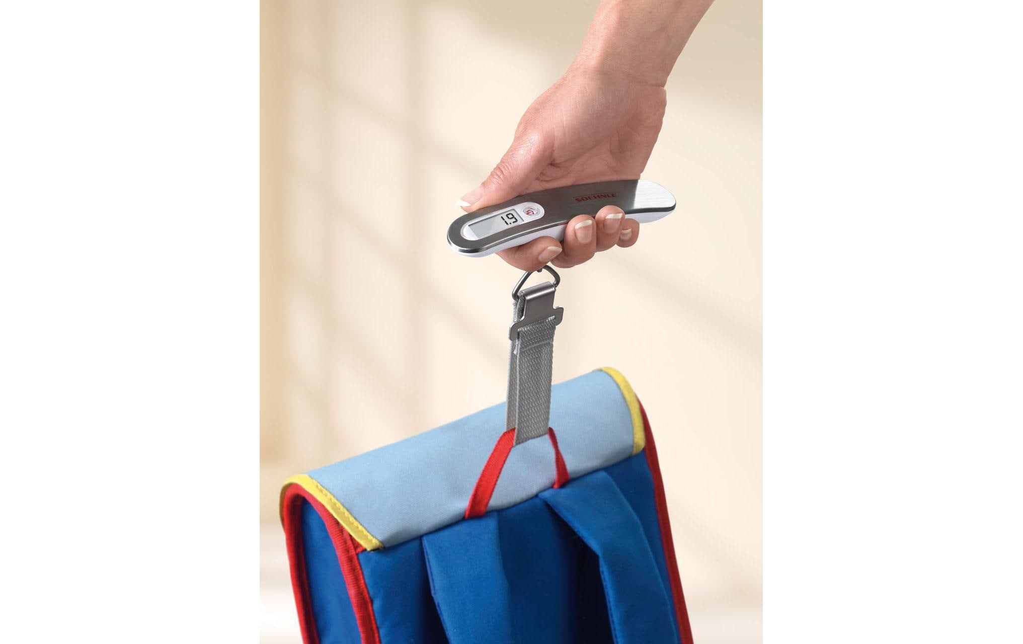 Soehnle Travel Elektronische Gepäckwaage 50 kg Grau/Weiß