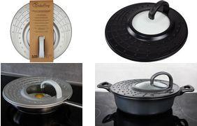 Linden Berg Spritzschutzdeckel, rund, 315 mm, anthrazit für Pfannen & Töpfe von 200 (50056)