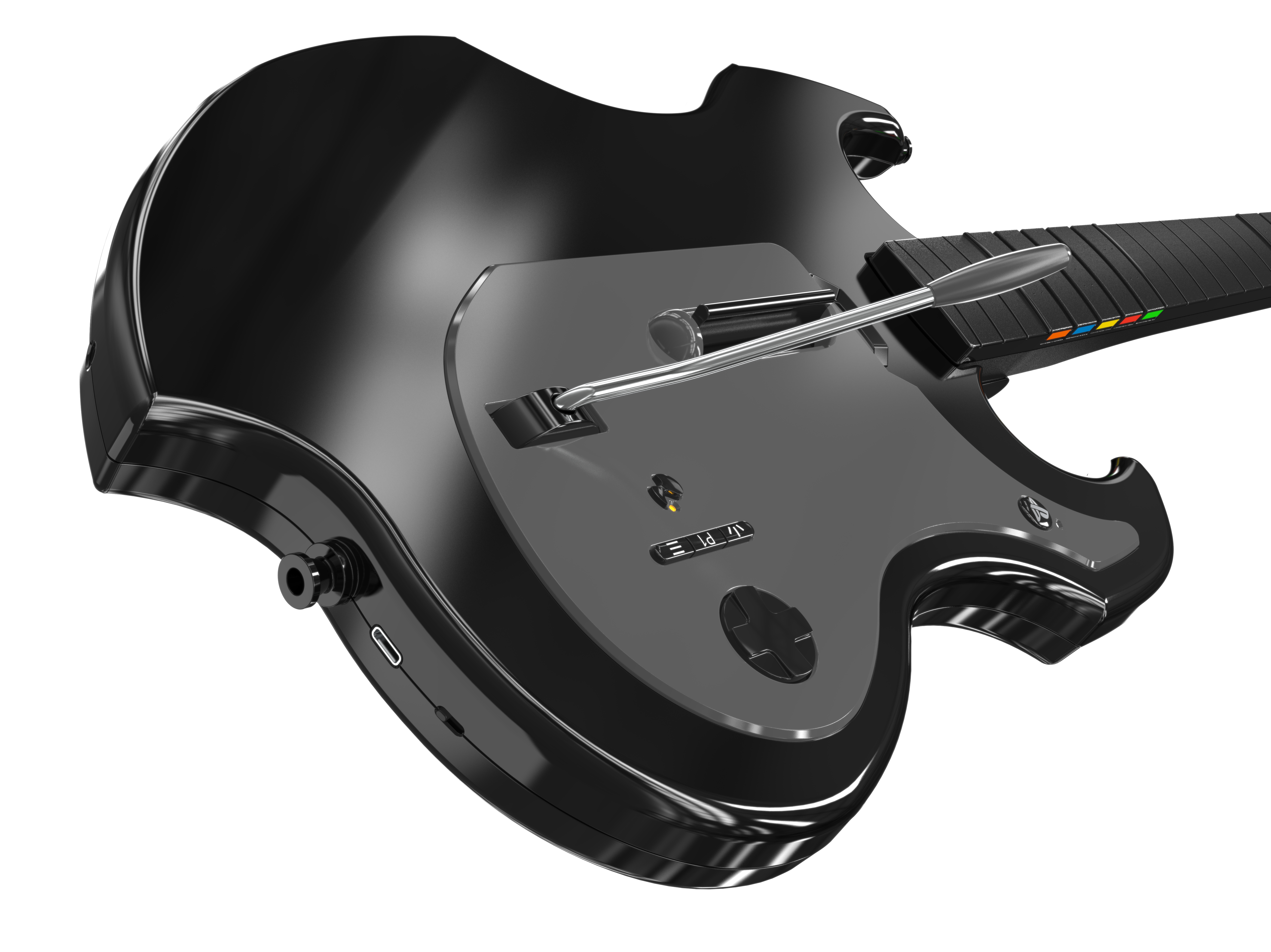 PDP RIFFMASTER Gitarren-Controller kabellos für PlayStation 5 Schwarz
