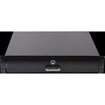 Rockstable 2 HE 48,30cm (19") Abschließbare Schublade. Typ: Schubladeneinheit, Produktfarbe: Schwarz, Gehäusematerial: Stahl. Größe (Imperial): 48,3 cm (19" ), Breite: 480 mm, Tiefe: 360 mm (RS19-DR02)