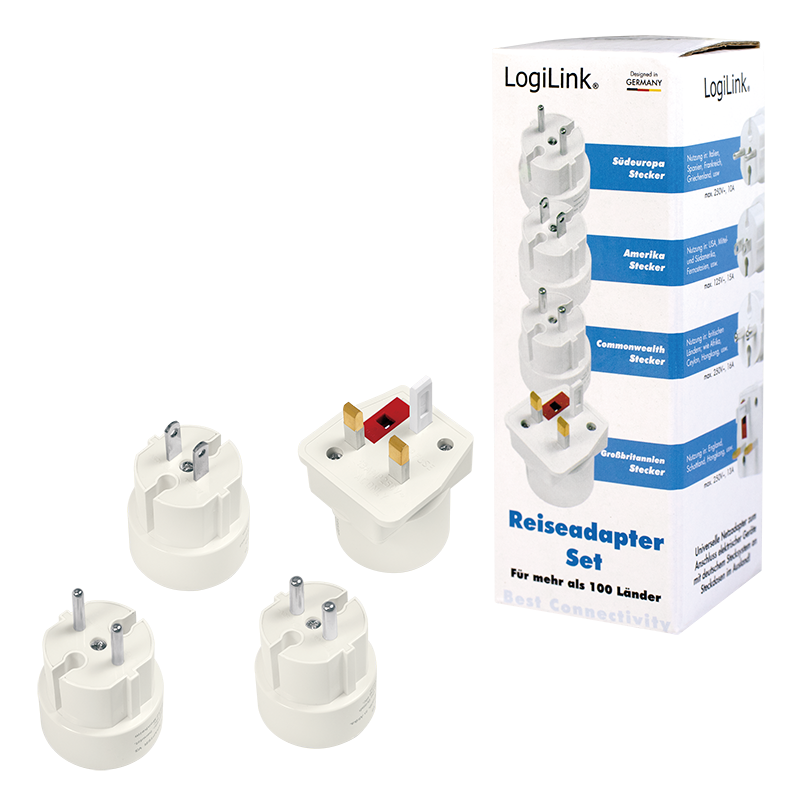 LogiLink Netzanschlussadapter-Kit (PA0186)