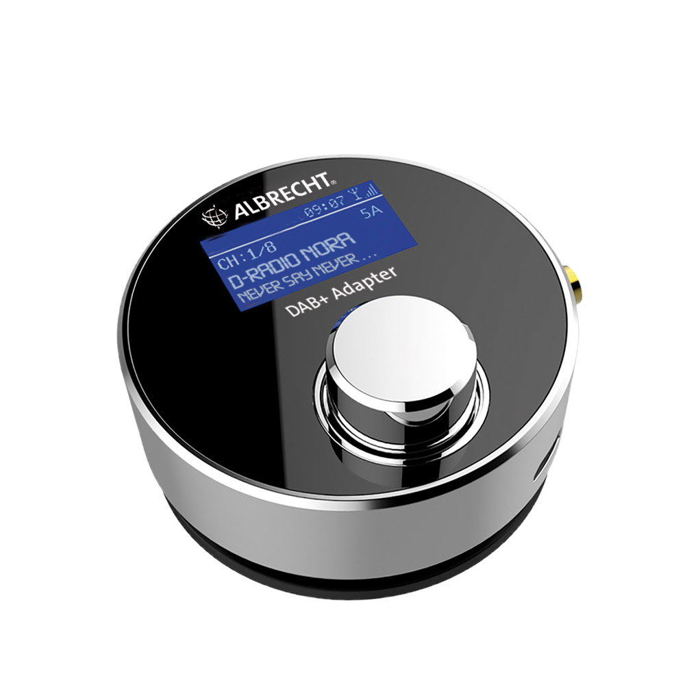 Albrecht DR 54 DAB-Radiotuner Silber, Schwarz