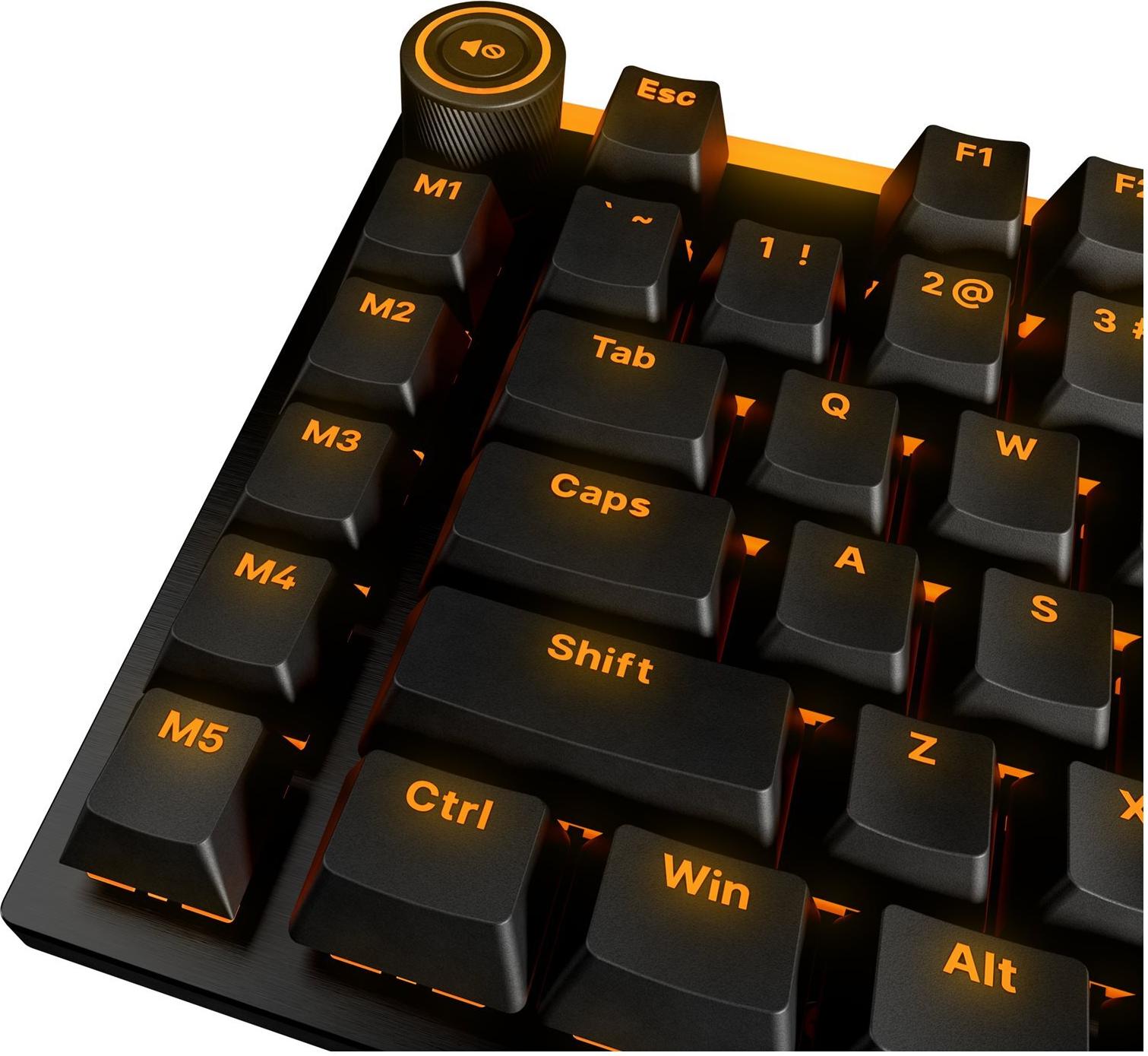 be quiet! Light Mount Mechanische Gaming-Tastatur USB Silent Linear QWERTY US ANSI Per-Key RGB Schwarz