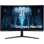 Samsung Odyssey Neo G8 LS32BG850NU 81,3 cm (32" ) 3840 x 2160 Pixel 4K Ultra HD LED Schwarz - Weiß [Energieklasse G] (LS32BG850NUXEN)