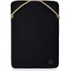 HP Reversible Protective 15.6"  Laptop Sleeve - Gold/Schwarz, Neopren, Wendbar (2F2K6AA)