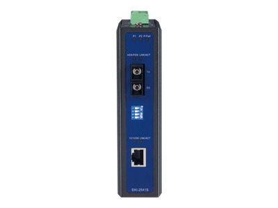 Advantech EKI-2541S Medienkonverter 10/100Mb LAN RJ-45 SC Single-Modus 1310 nm bis 30 km DIN-Schiene