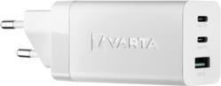 VARTA High Speed Charger Ladegerät Netzteil mit 65W Die effizienteste Art zu laden! Neben innovativer GaN Technologie überzeugt der VARTA High Speed Charger auch mit einem kompakten Design und höchste Ausgangsleistung! (57956101401)