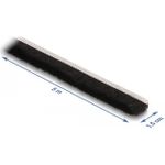 Delock Bürstenstreifen selbstklebend 15 mm - Länge 5 m schwarz (66895)