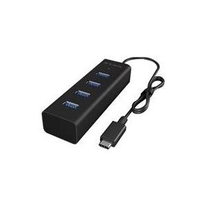 IB-Hub1409-C3 4 Port USB Type-C Hub unterstuetzt Datenuebertragung bis zu 5 Gbit/s (60256)